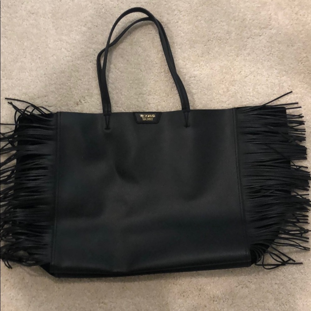 Victoria’s Secret Fringe leather tote